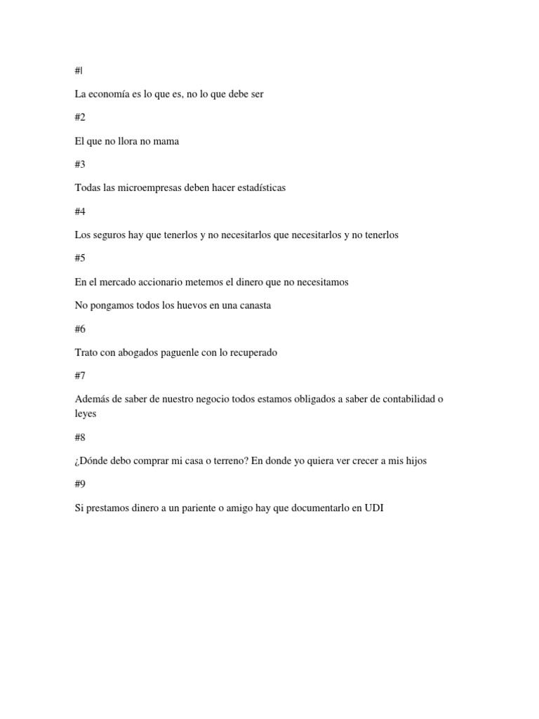 Claves para la gestión financiera personal | PDF | Finanzas y dinero