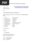 CONTOH SURAT BERHENTI KERJA NOTIS SEBULAN