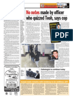 Thesun 2009-08-13 Page04 No Notes Made by Officer Who Quizzed Teoh Says Cop