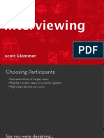 Slides PDF HCI 02 2 Interviewing