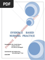 Evidence Based Practice Final