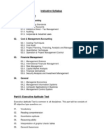 Finance Syllabus Includes Accounting, Tax, Costing, Management