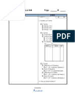 Factoring Form Level II