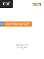 Download Research Sound  Productivity by Productive Muslim SN186850127 doc pdf