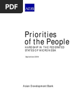 Priorities of The People: Hardship in The Federated States of Micronesia