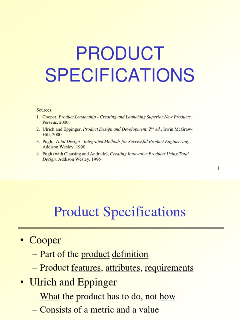 5 Product Specifiaction | PDF | Suspension (Vehicle) | Specification ...