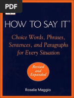 Download How to Say It  by Bhawani Singh Shekhawat SN186865556 doc pdf