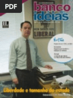 Revista Banco de Ideias n° 40 - Liberdade e tamanho do Estado - Matéria de capa