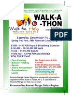 Walk to Help Flyer December 2013