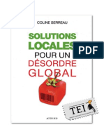 Coline Serreau (Ed.) - Soluții Locale Pentru o Dezordine Globală - TEI - Color Print