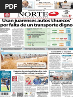 Periódico Norte de Ciudad Juarez 25 de Noviembre de 2013