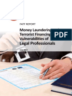 Money Laundering and Terrorist Financing Vulnerabilities of Legal Professionals