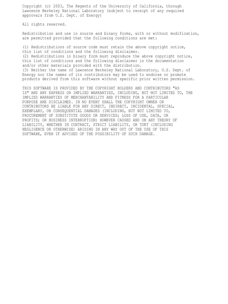 SuperLU Copyright | PDF