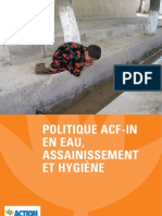 ACF WASH - Politique Eau Assainissement Hygiene - 06-2008 - Fr