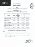 Anna University Academic Schedule 2026 | PDF | Chess Theory | Chess