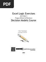 Excel Logic Exercises On Paper