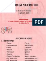 Preskas SINDROM NEFROTIK Laporan Kasus