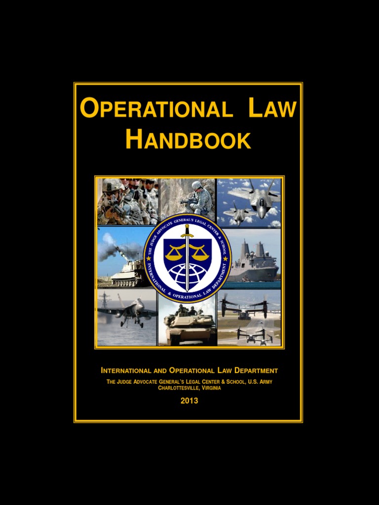 Operational Law Handbook 2013 | PDF | Preemptive War | United Nations ...