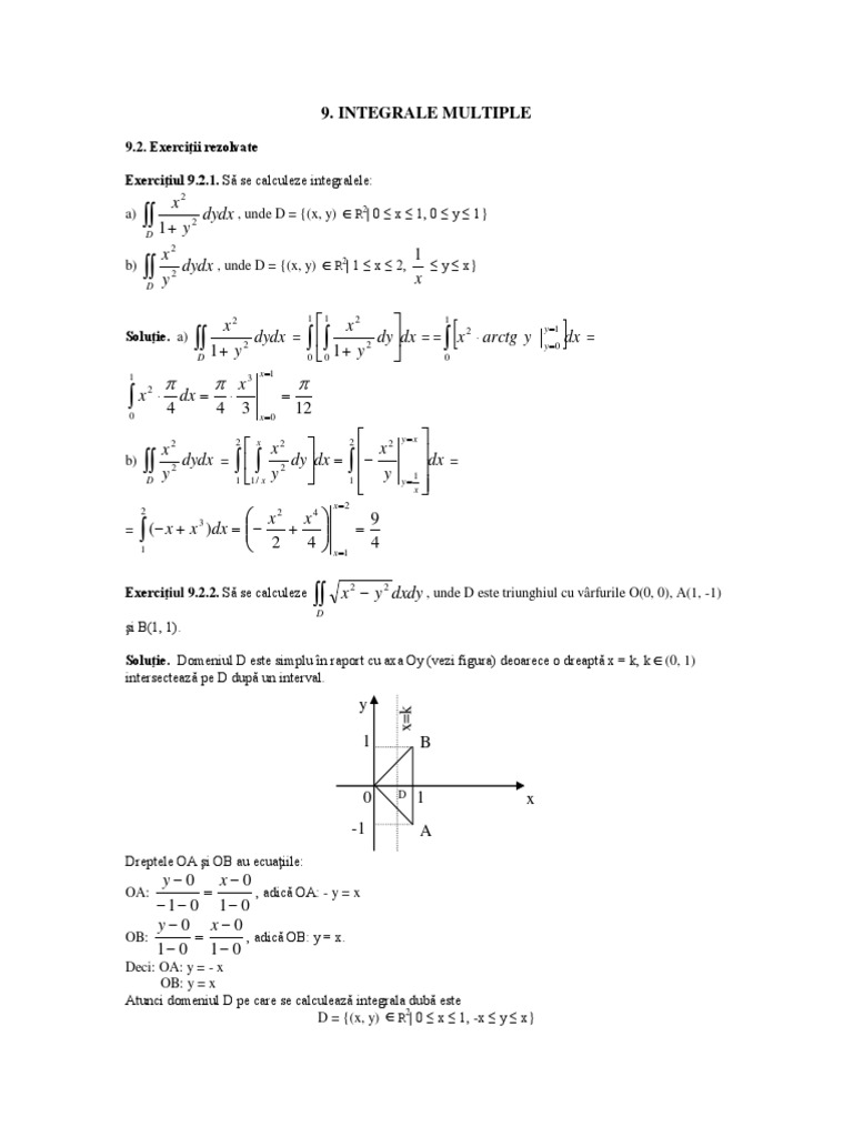 Integrale Multiple | PDF