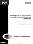 ACI 350.3-06 - Seismic Desing of Liquid - Containing Concrete Structures and Comentary