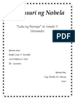 Pagsusuri NG Nobela