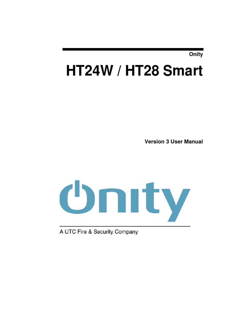Onity HT28v3 2user Master Final | PDF | Computer Keyboard | Lock ...