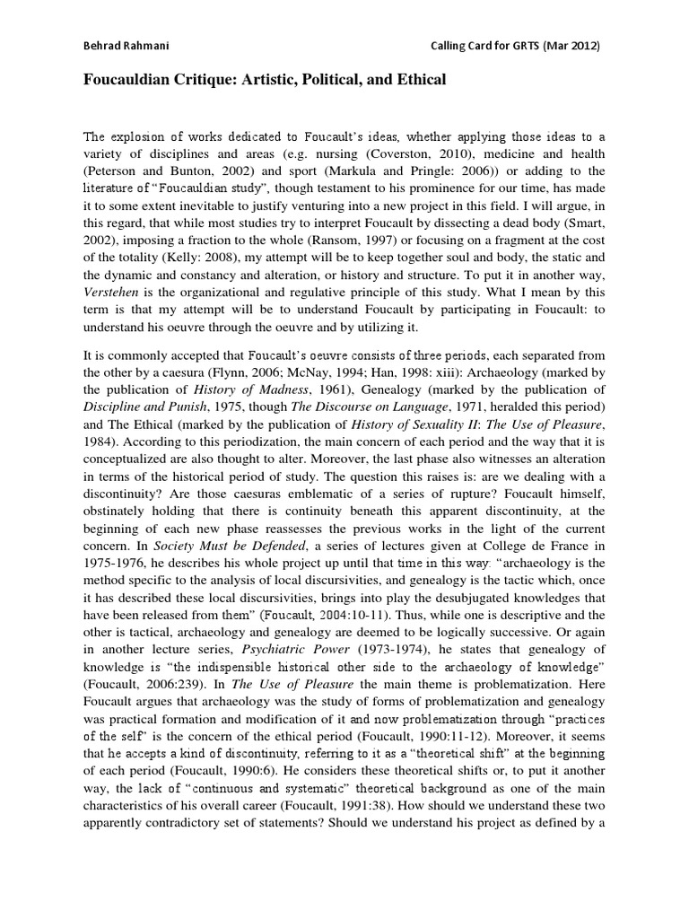 Foucault essays pdf image