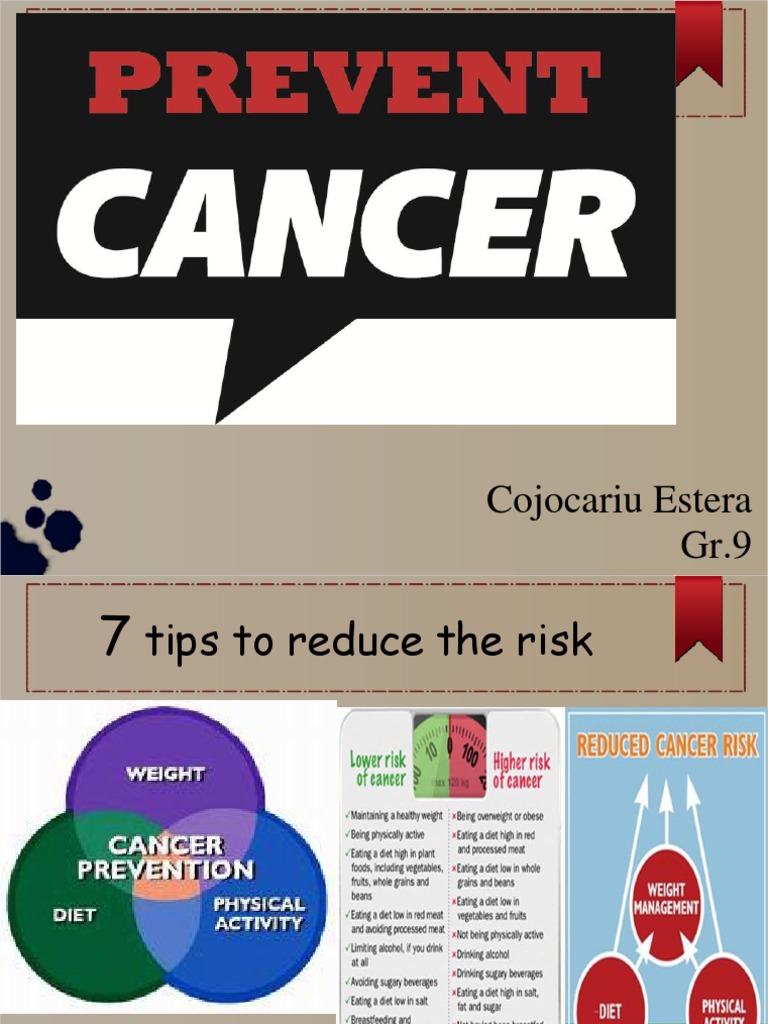 7 Tips to Lower Cancer Risk | PDF