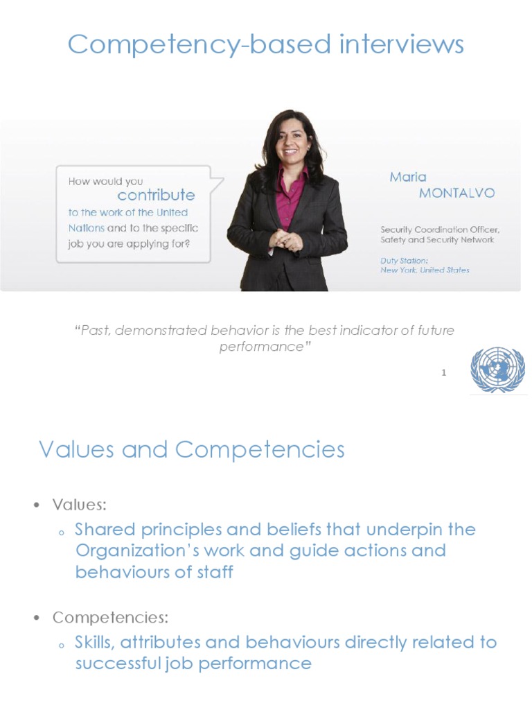 Competency Based Interviews | PDF | Competence (Human Resources ...