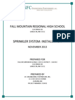 FMRHS Sprinkler System Engineering Design