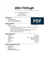 My Resume Final