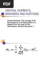 Engineering Methematics Lecture - Moment, Skewness and Kurtosis | PDF ...