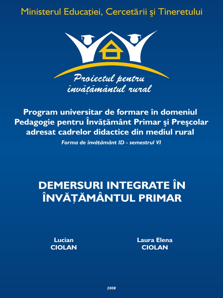 Demersuri Integrate in Inv Primar | PDF