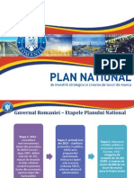 Planul National de Investitii strategice (interne si externe) si creare de locuri de munca al Guvernului român 