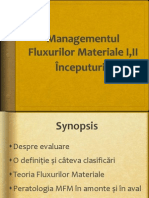 Introducere Managementul Fluxurilor Materiale