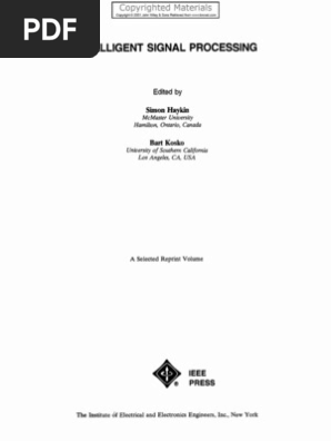 Haykin, Simon Kosko, Bart (Eds.) Intelligent Signal