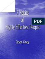 7 Habits of Highly Effective People Presentaiton Materials