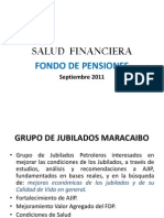 Salud Financiera Del Fondo de Pensiones Sept 2011 Ppt Oct 28