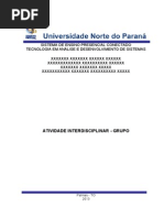 Atividade Interdisciplinar 6º Semestre - Individual