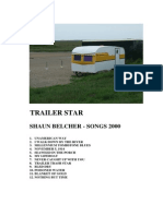 Trailer Star: Shaun Belcher - Songs 2000