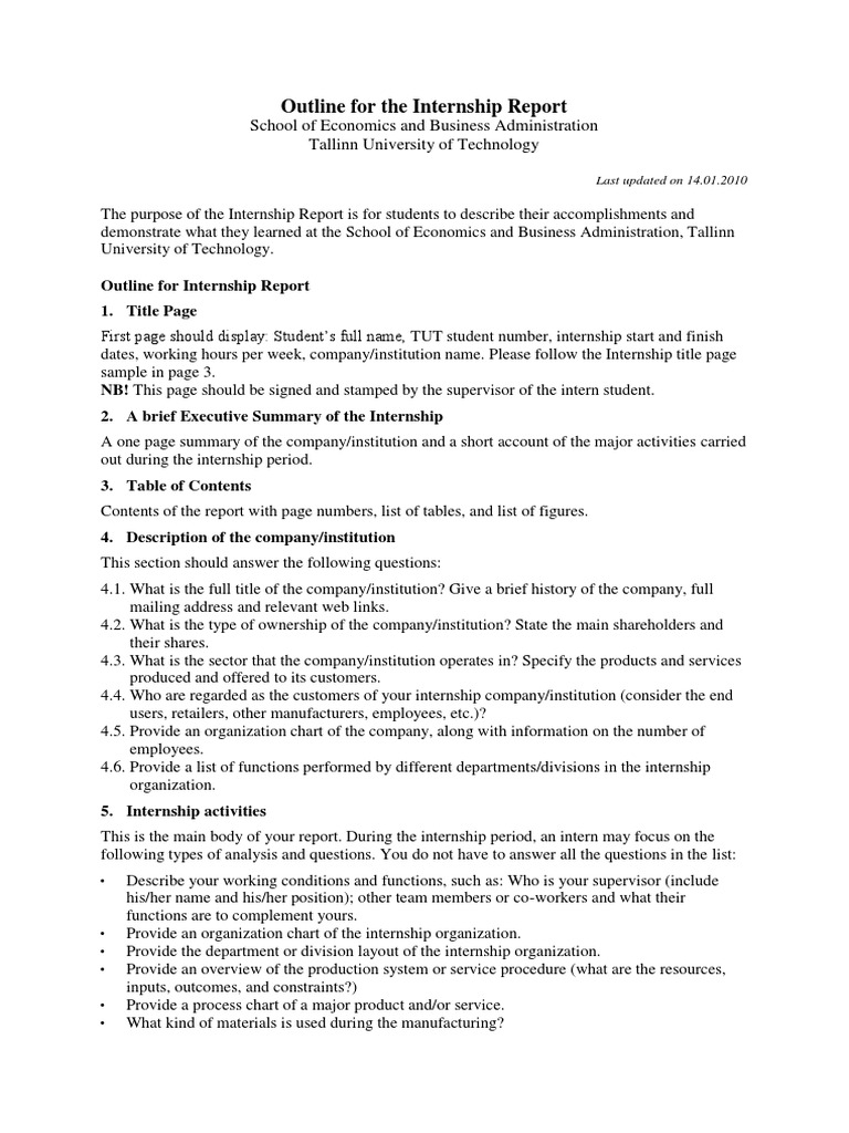 Internship | PDF