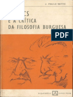 Lukacs e A Critica Da Filosofia Burguesa