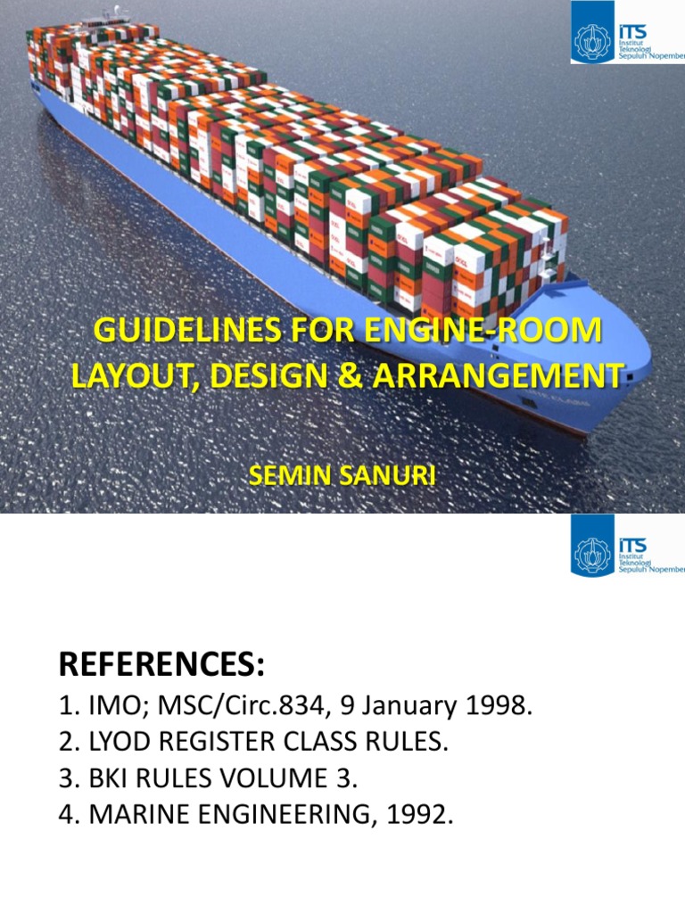 1. Guidelines for Engineroom Layout, Design & Arrangement