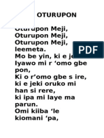 ORÍKÌ OTURUPON MEJI