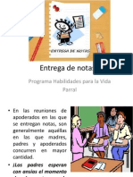 Entrega de Notas