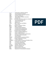 AMSA-IUA: Conference Proceedings - Jan 2013: 2. Abbreviations