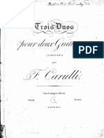 Carulli, Ferdinando - Op.89 - Trois Duos Pour Deux Guitarres