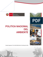 POLITICA NACIONAL Politica Nacional Del Ambiente1[1]