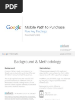 Mobile Path To Purchase 5 Key Findings - Research Studies PDF