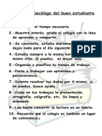 Decálogo del buen estudiante (1)